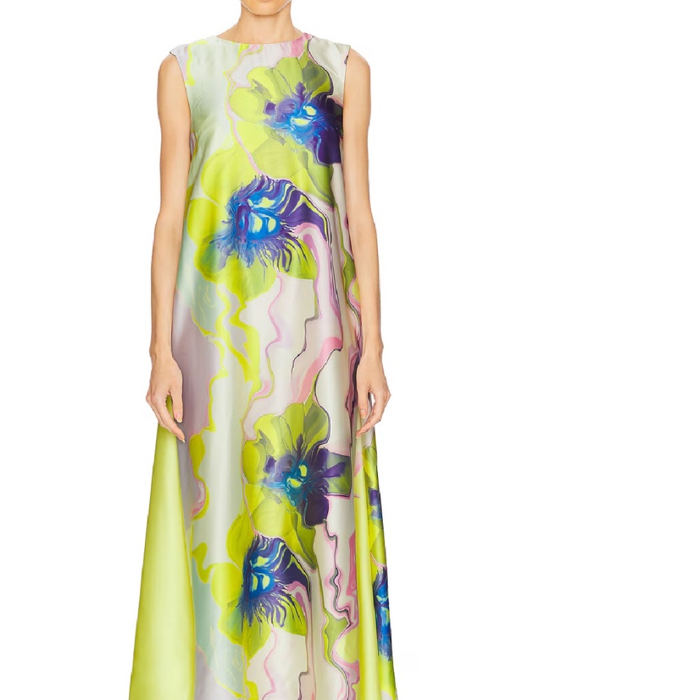 Misa Los Angeles Sylvie Dress in Marble Floral